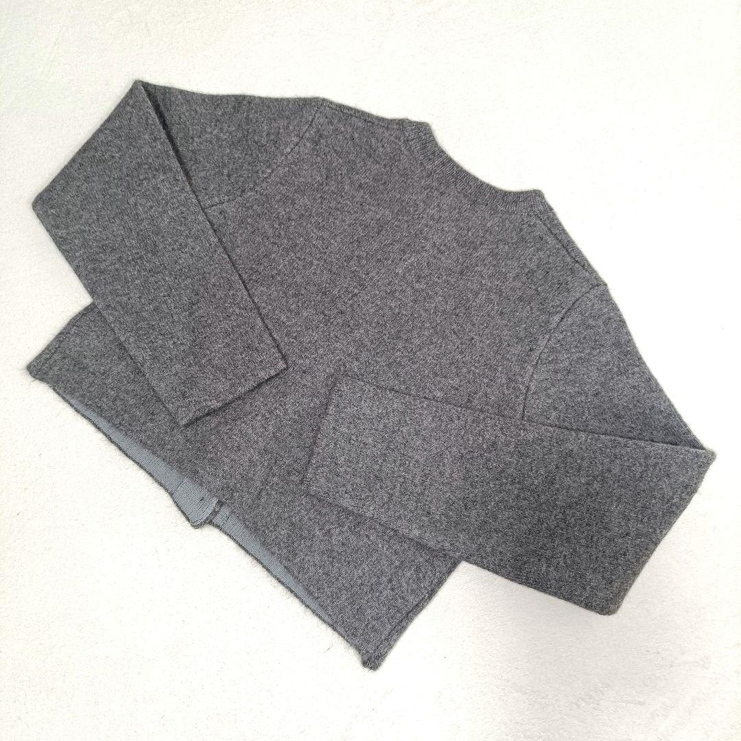 【お値下げ歓迎】 COCO DEAL ラクーン混ダブルフェイスニットカーディガン