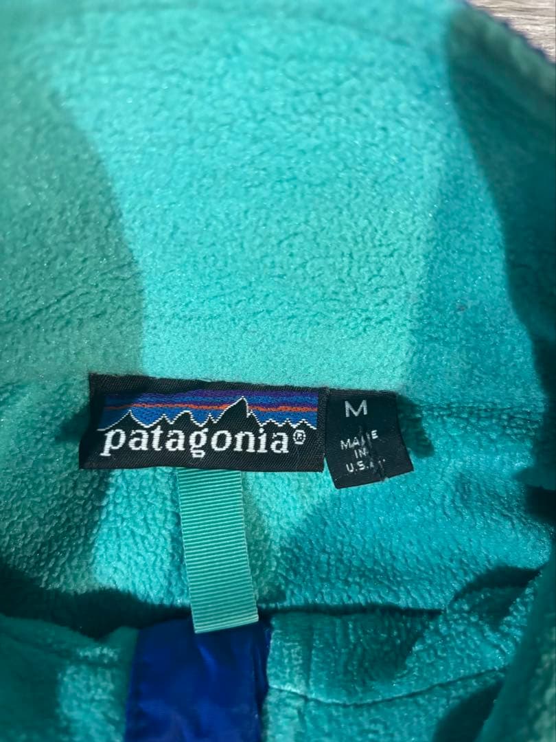 213 【90s USA製】Patagonia ナイロン×フリース M