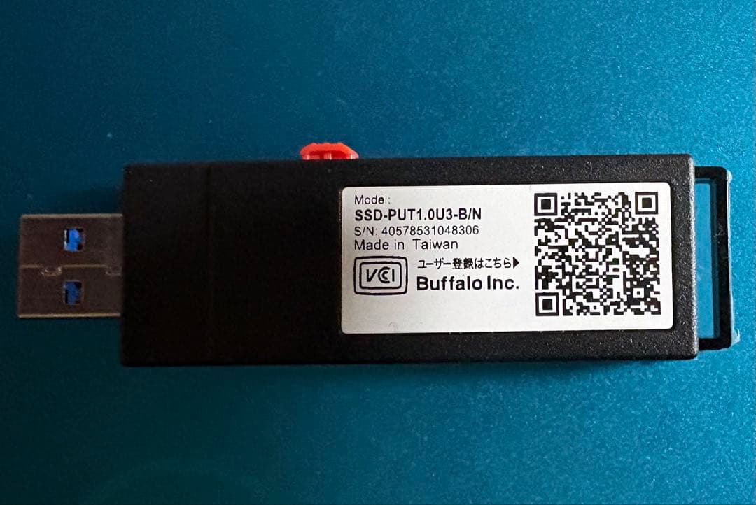 BUFFALO SSD-PUT1.0U3-B/N 外付けSSD 1TB