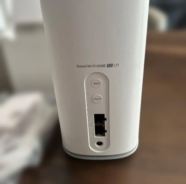 【中古】Speed Wi-Fi  5G L13 ZTE ホワイト