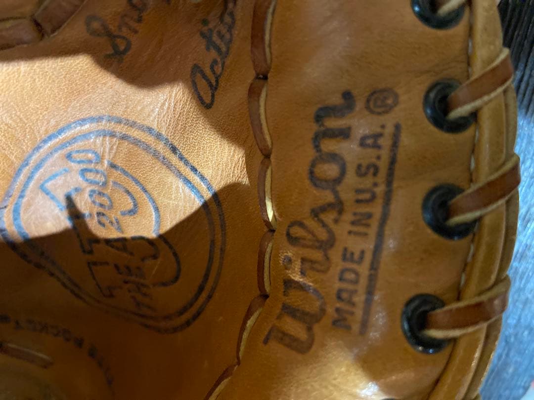ヴィンテージ50年前のWilson A2000 アメリカ製ウィルソン硬式グローブ
