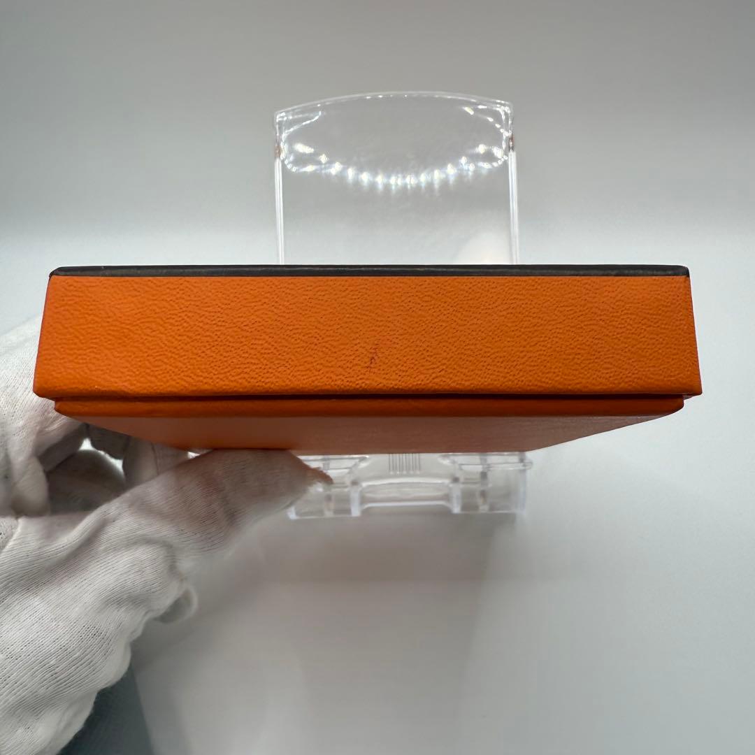 HERMES シルバー レザー ケース