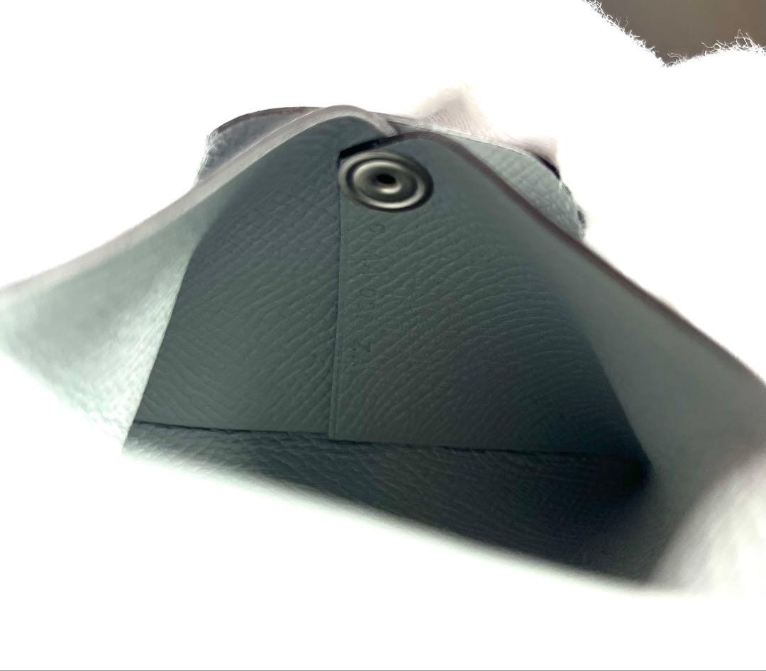 HERMES シルバー レザー ケース