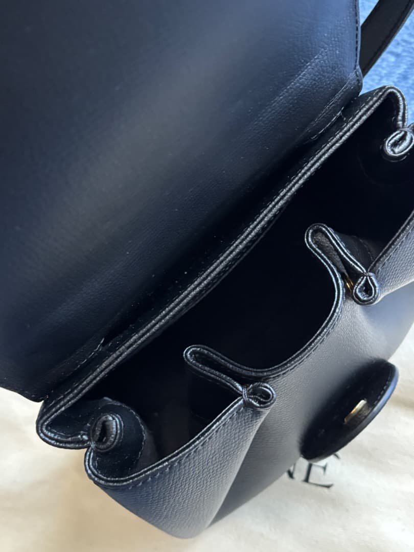 値下げ　POLENE Numero Un Nano ブラックショルダー バッグ