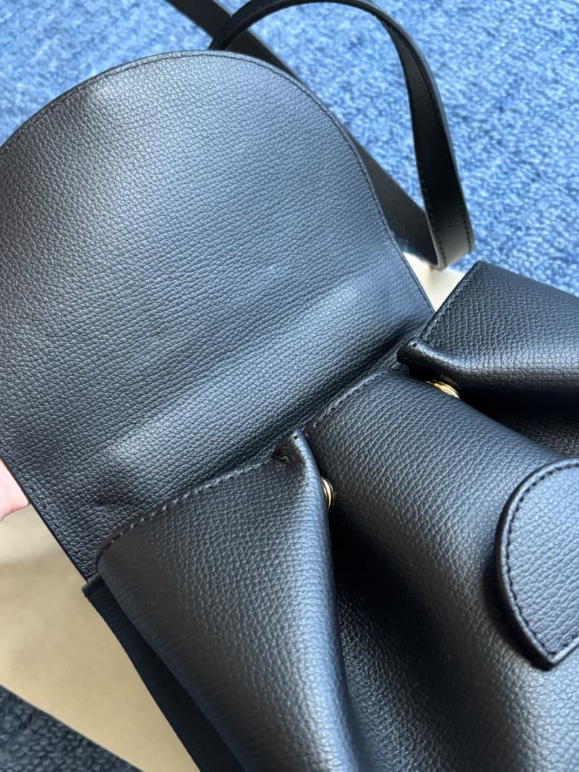 値下げ　POLENE Numero Un Nano ブラックショルダー バッグ