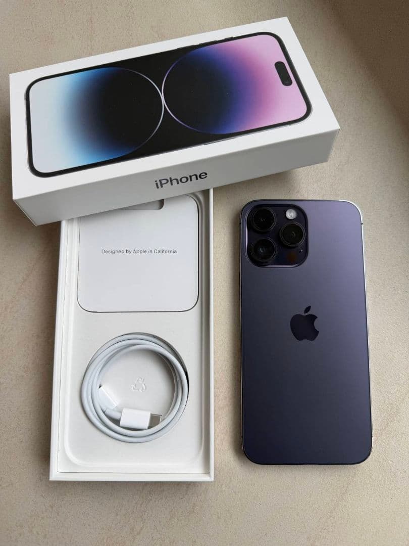 iPhone14promax 本体 ケース、ガラスフィルム付き