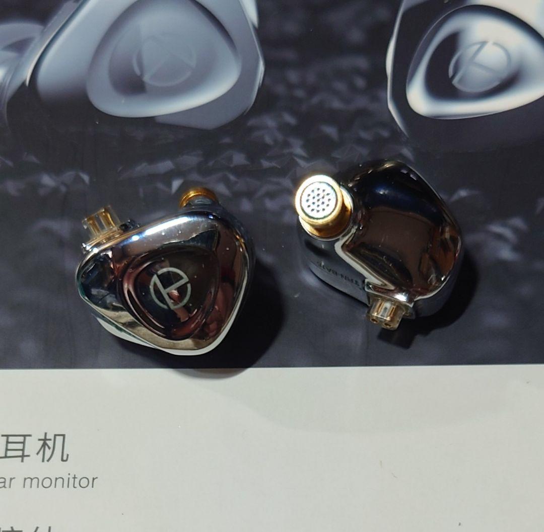 TRN BA15 シルバー qdc2pin 3.5mm イヤホン