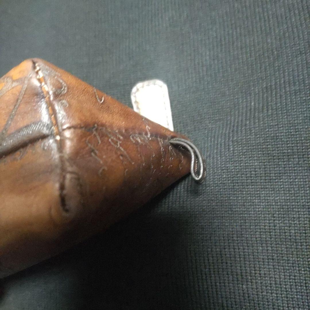 ​【希少・廃盤】ベルルッティ カーキ　オーダー カリグラフィ ペンケース/ポーチ