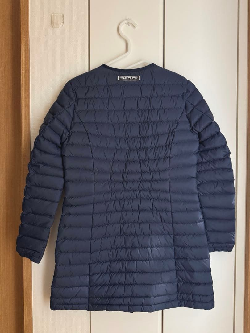 【PEARLY GATES】 ネイビー ロングダウンジャケット