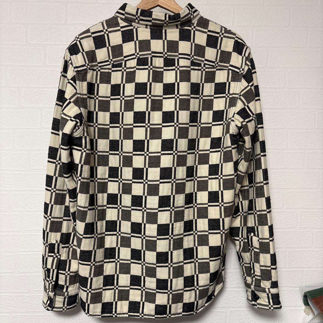 は*ん様 RRL ブラッシュド ジャカード ワークシャツ