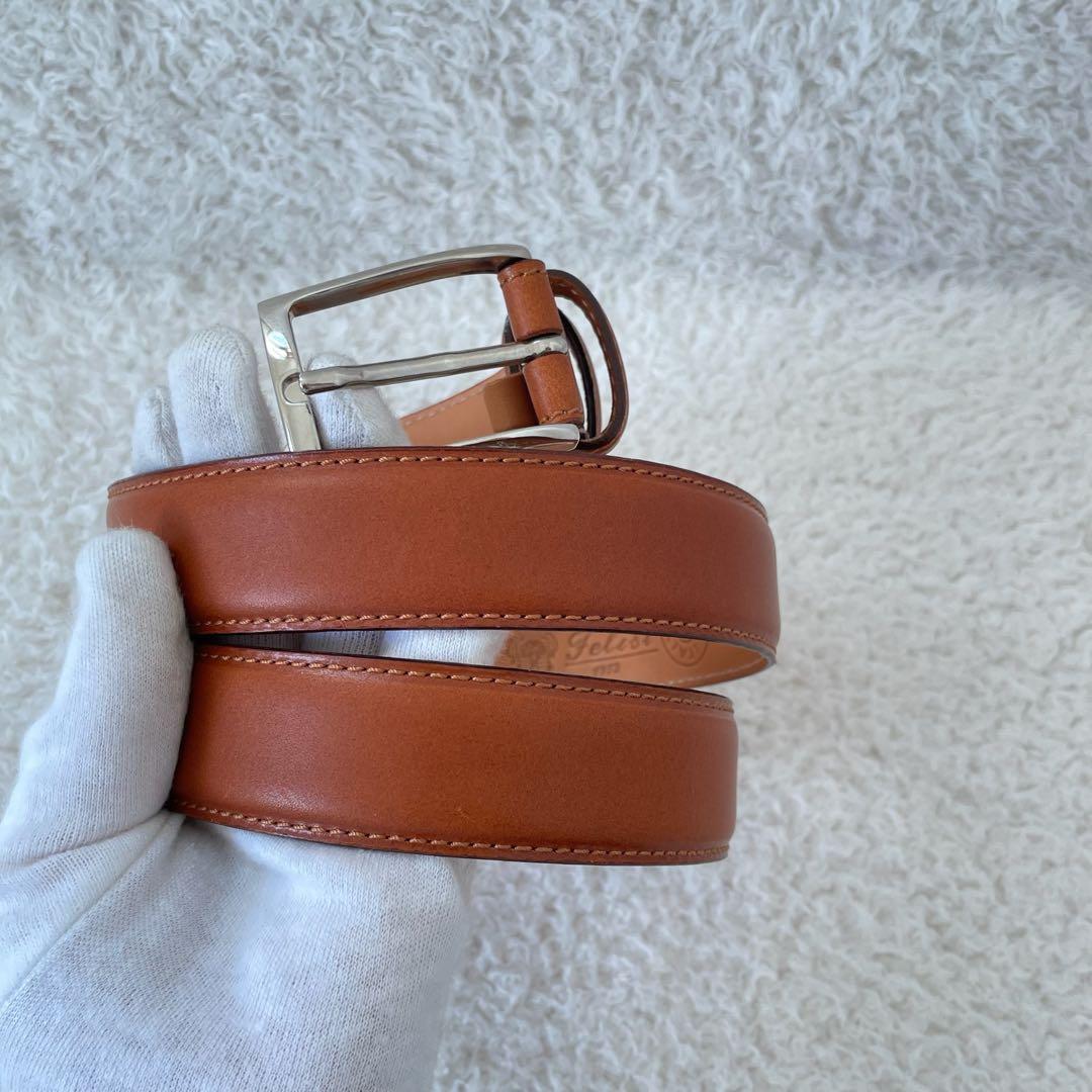 【未使用】Felisi ベルト レザー 茶色 メンズ 48-90