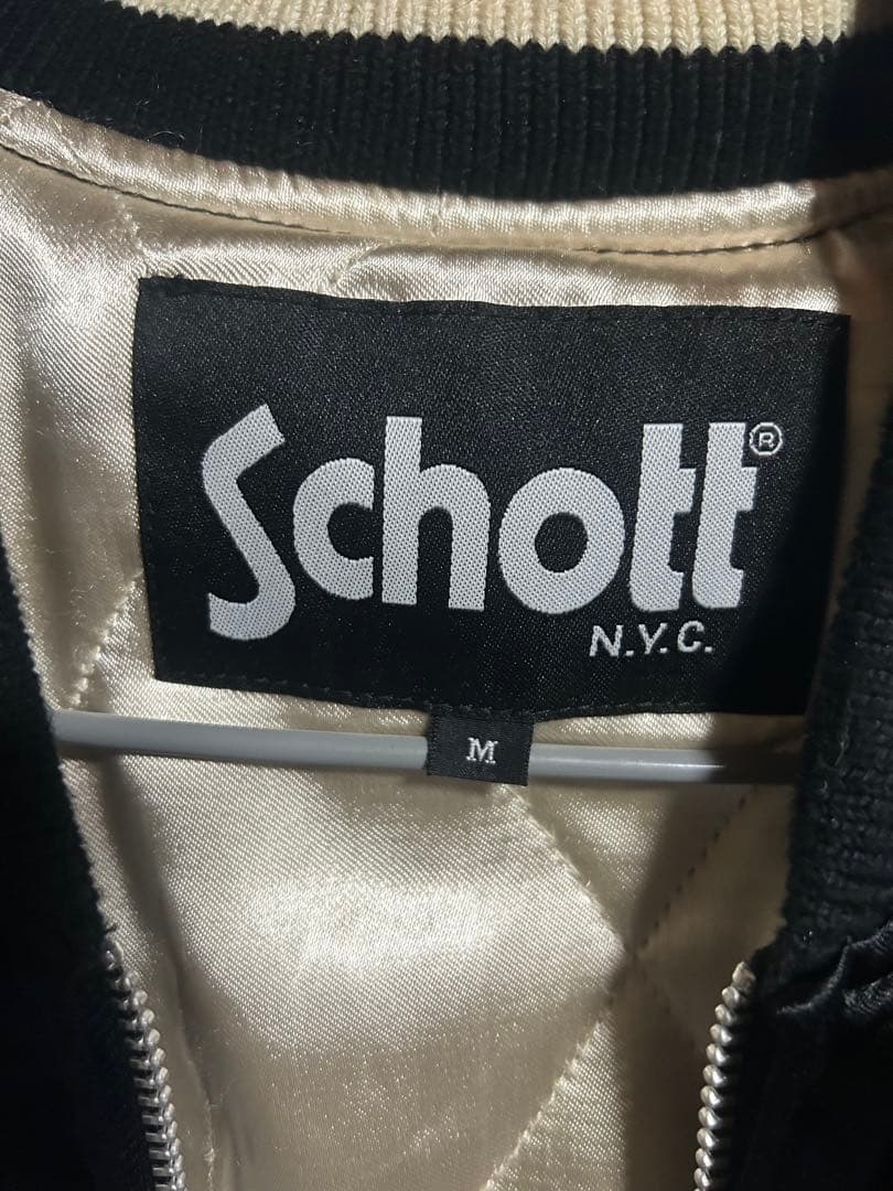 Schott ANGEL SATIN SKA JACKET/スカジャン/レーヨン