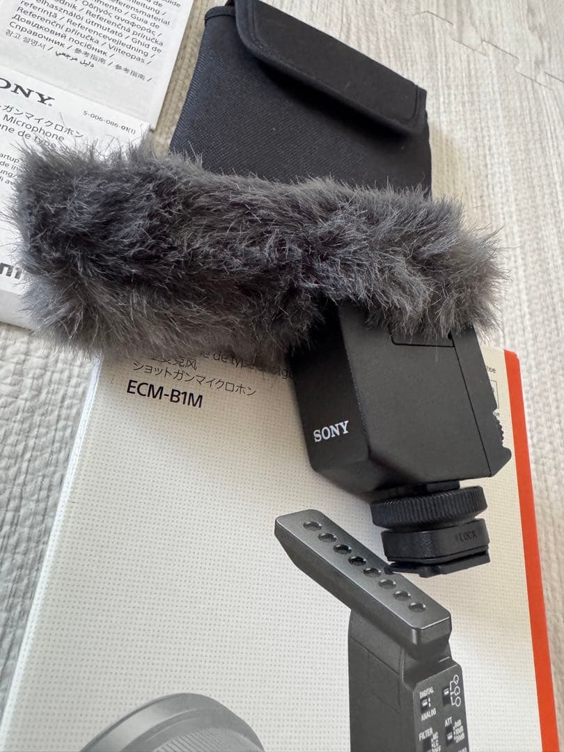 【美品】SONY ECM-B1M ショットガンマイクロホン