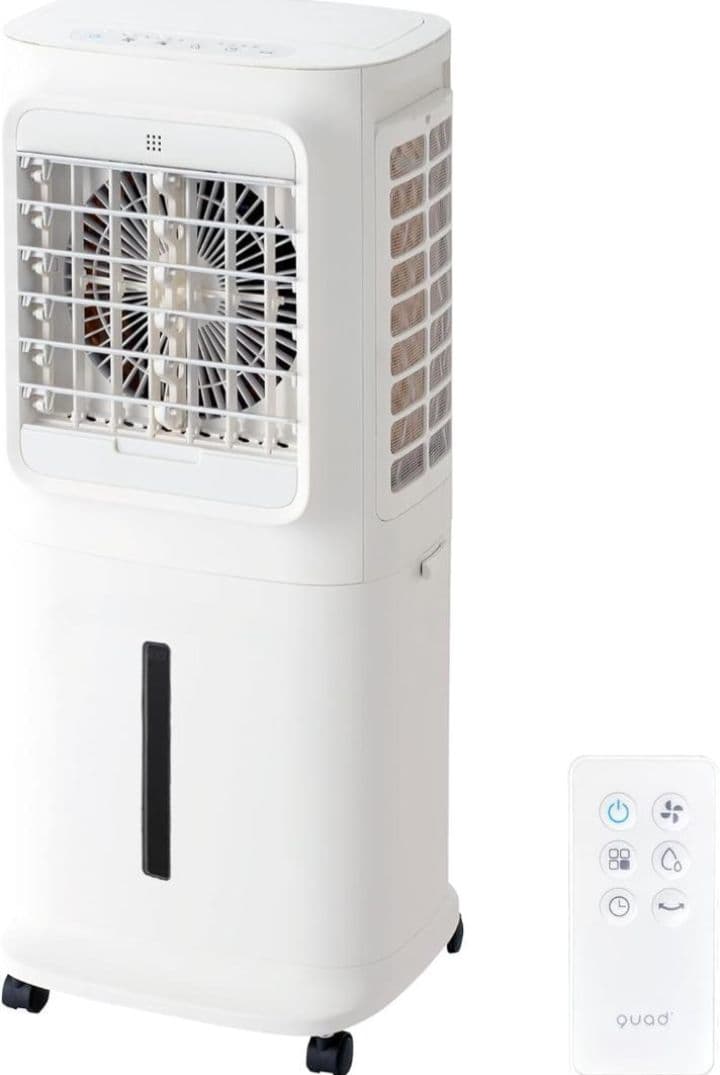 QUADS 冷風扇 上部給水式 大容量水タンク10L 2025年製