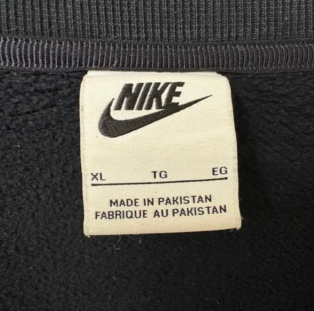 【激レア】NIKE STUSSY スウェット　トレーナー　ステューシー　刺繍　黒