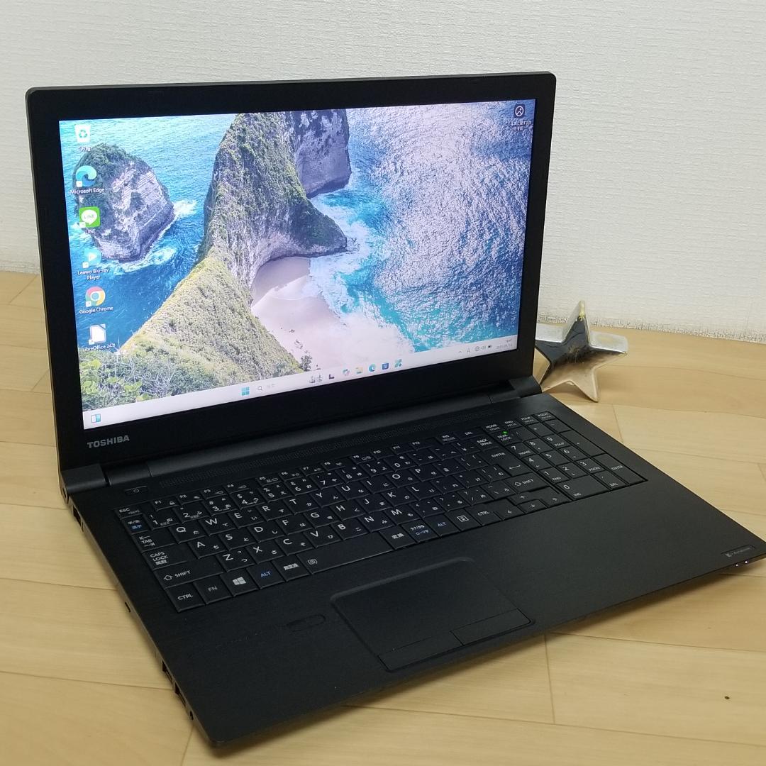 期間限定 i3 DVD再生可能 SSD Win11 ノートPC 東芝(E0467
