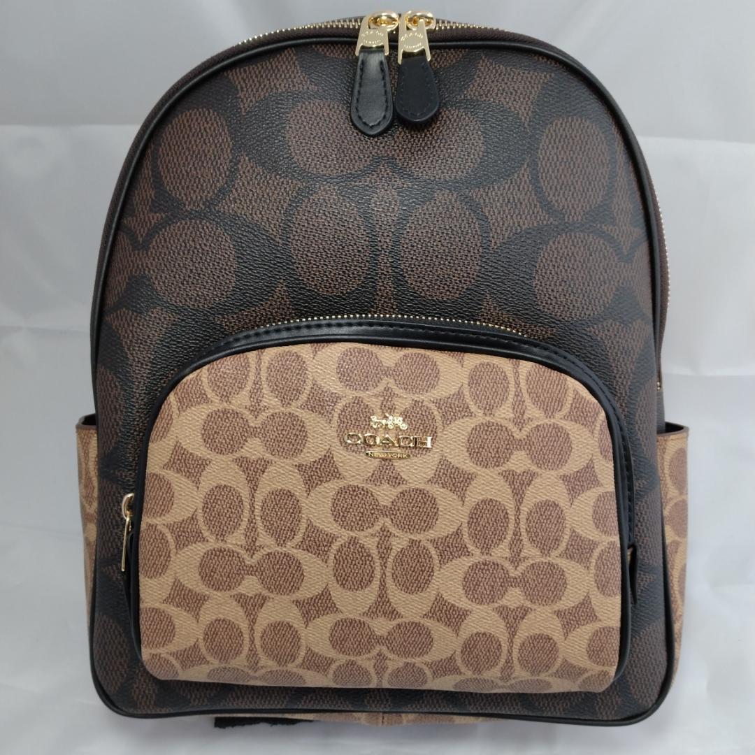 【新品未使用】COACH リュック バッグパック シグネチャー CZ771