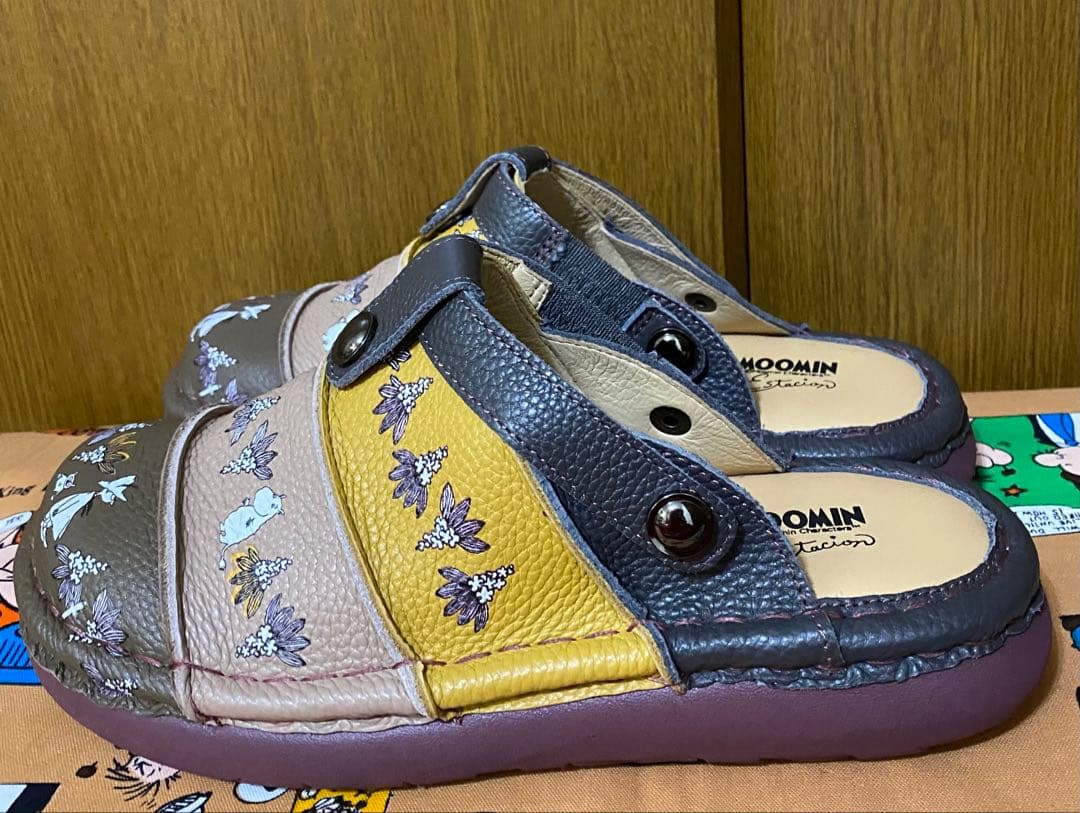 未使用　エスタシオン×ムーミン　2wayサボサンダル