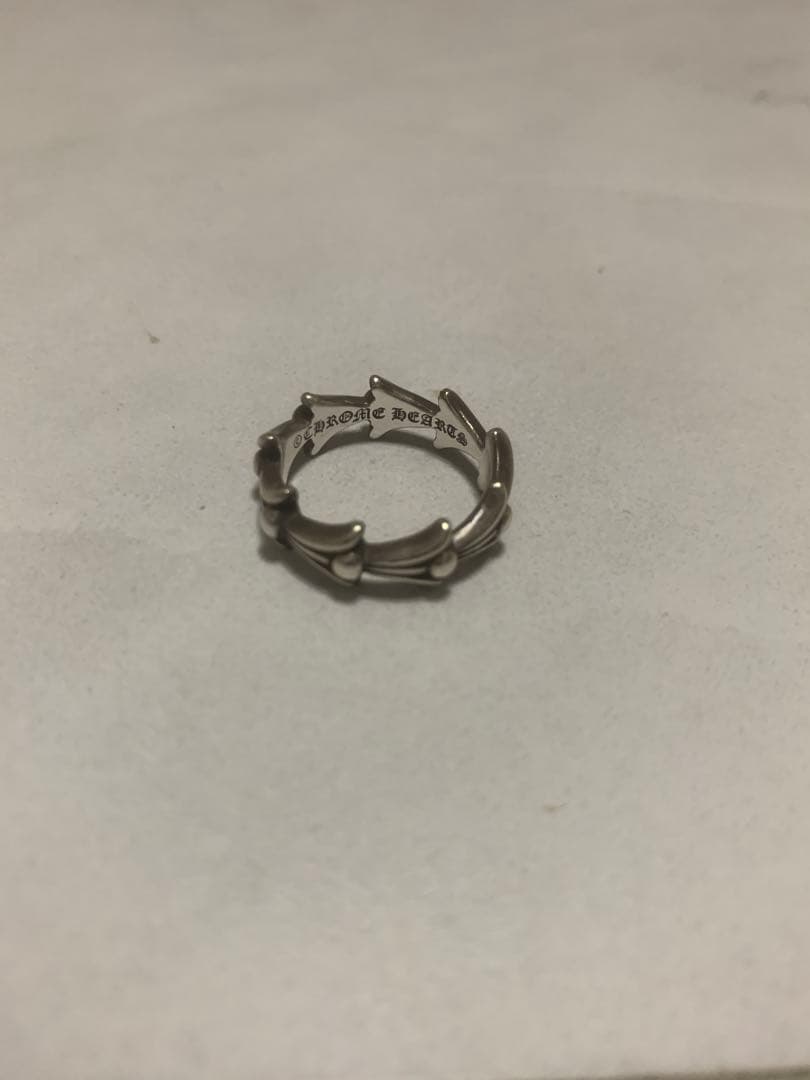 【正規品】Chrome Hearts クロステイルリング　15号