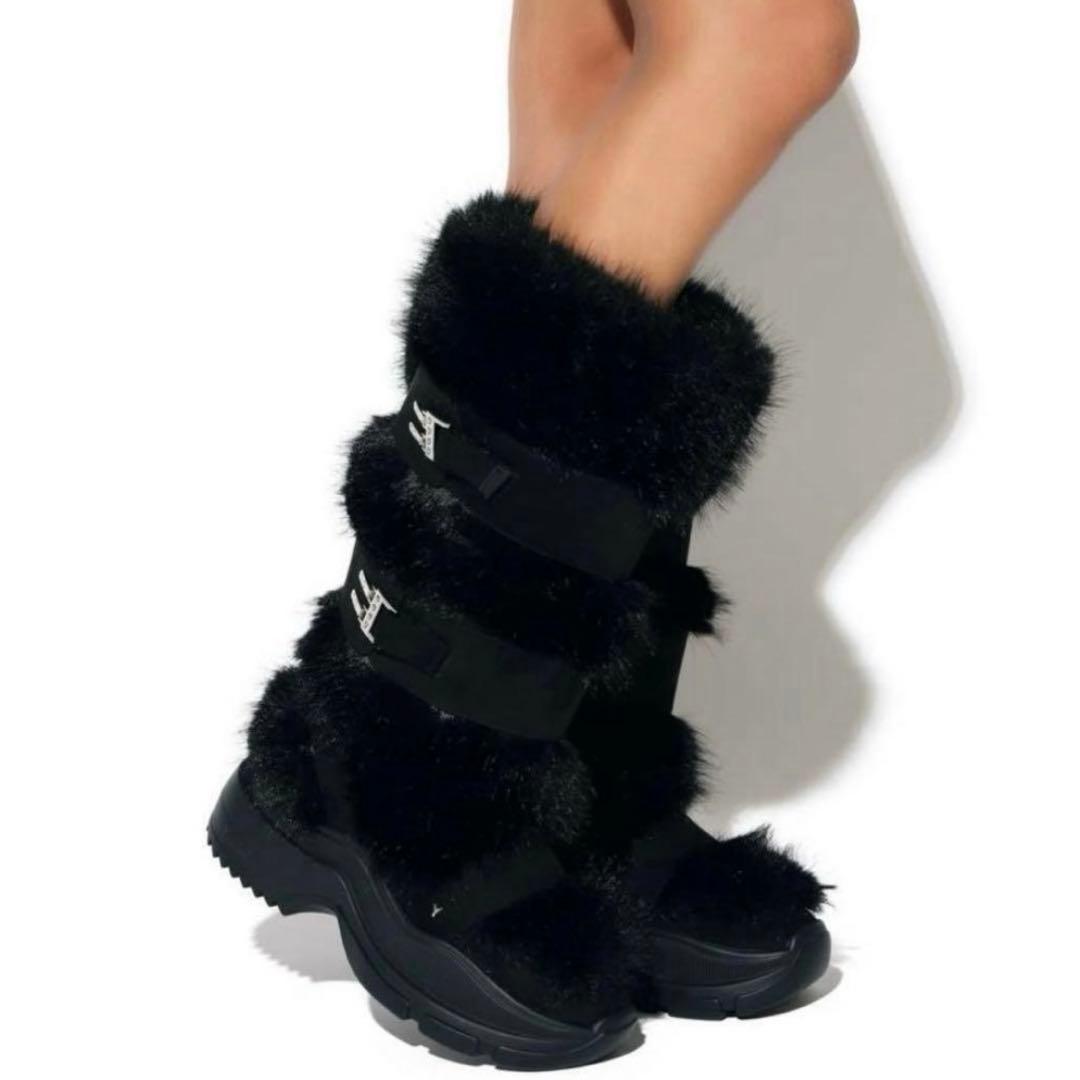 YELLOW ファーブーツ Mサイズ