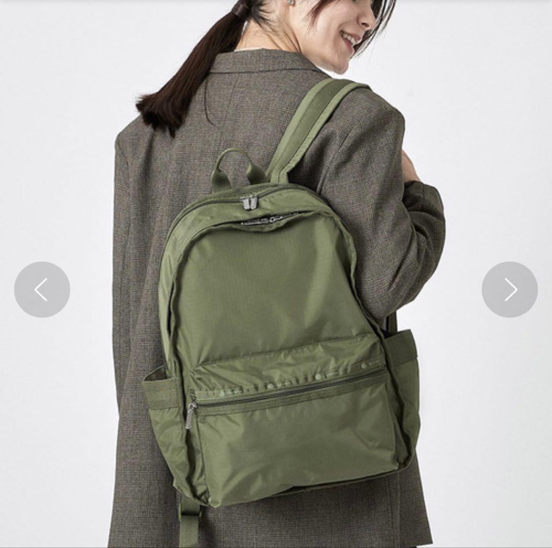 未使用品✨レスポートサック リュックサック 大容量 カーキ