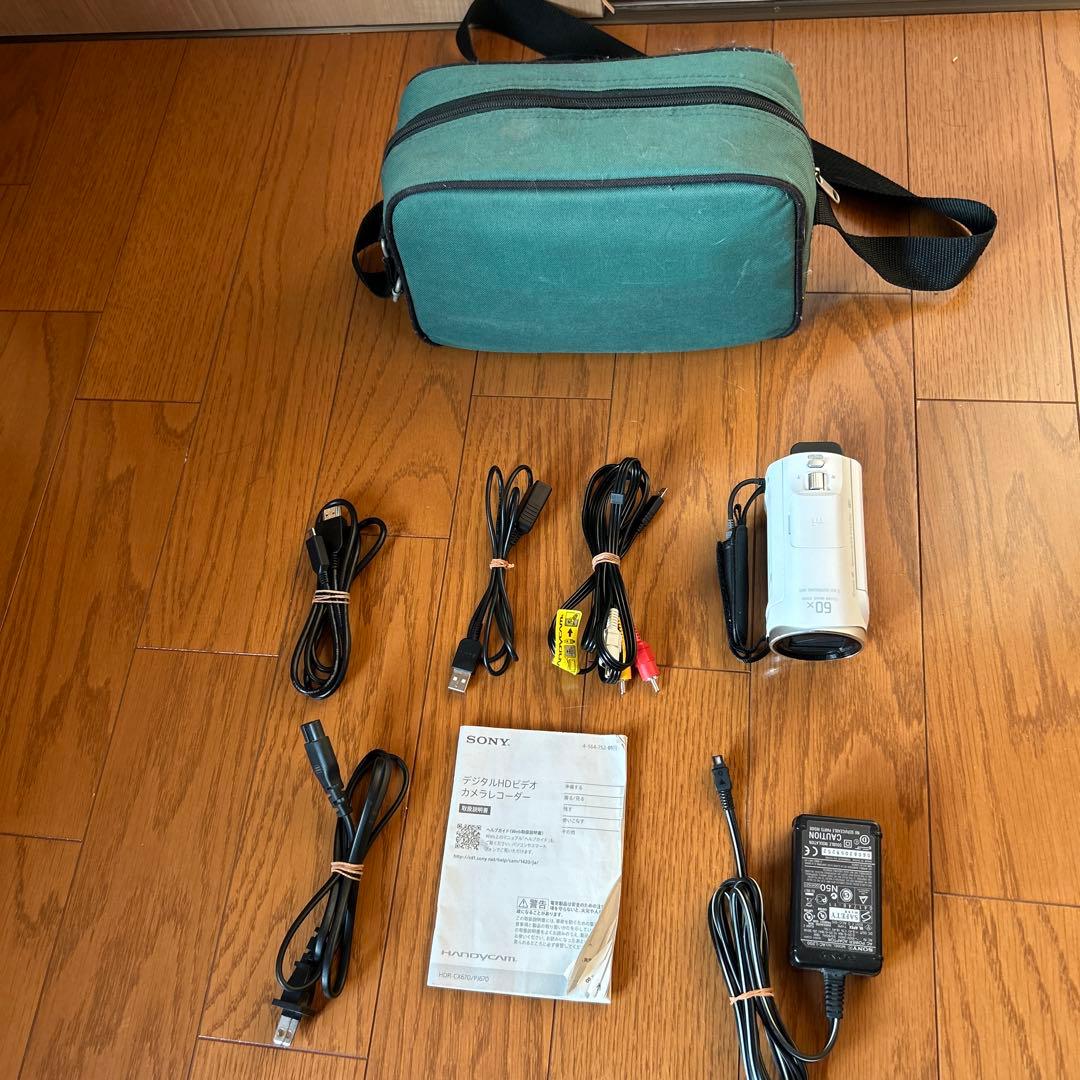 『美品』✨ソニーハンディカムビデオカメラＣＸ670 zi-go