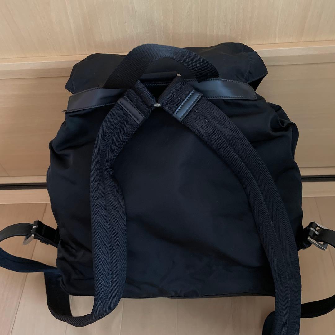 専用！美品✨プラダ ナイロンリュックサック バックパック 三角プレート ブラック