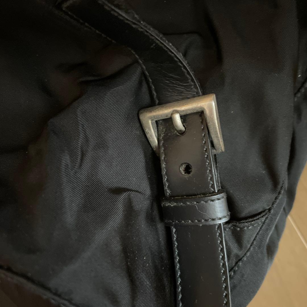 専用！美品✨プラダ ナイロンリュックサック バックパック 三角プレート ブラック