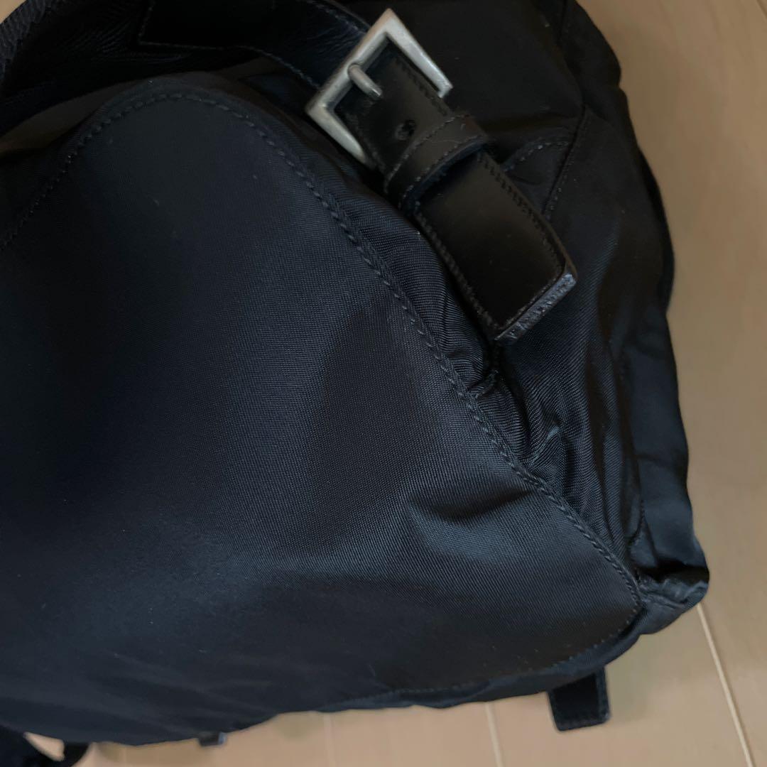 専用！美品✨プラダ ナイロンリュックサック バックパック 三角プレート ブラック