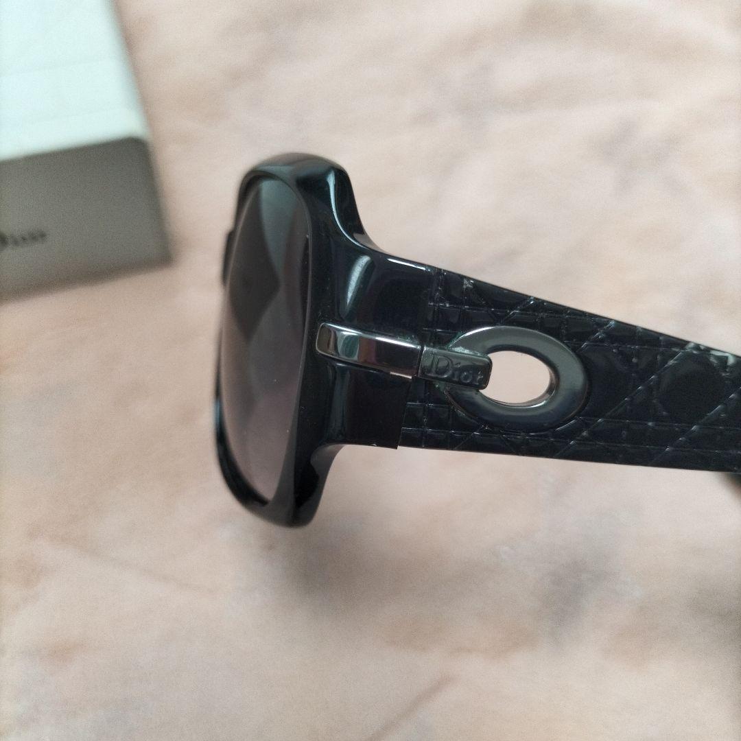 Dior　カナージュ　ブラック　キルティング　　　サングラス ディオール