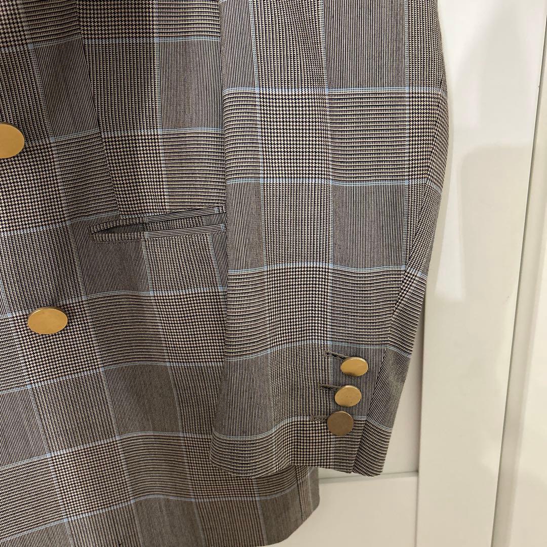 THE SHINZONE チェック柄パンツスーツ上下