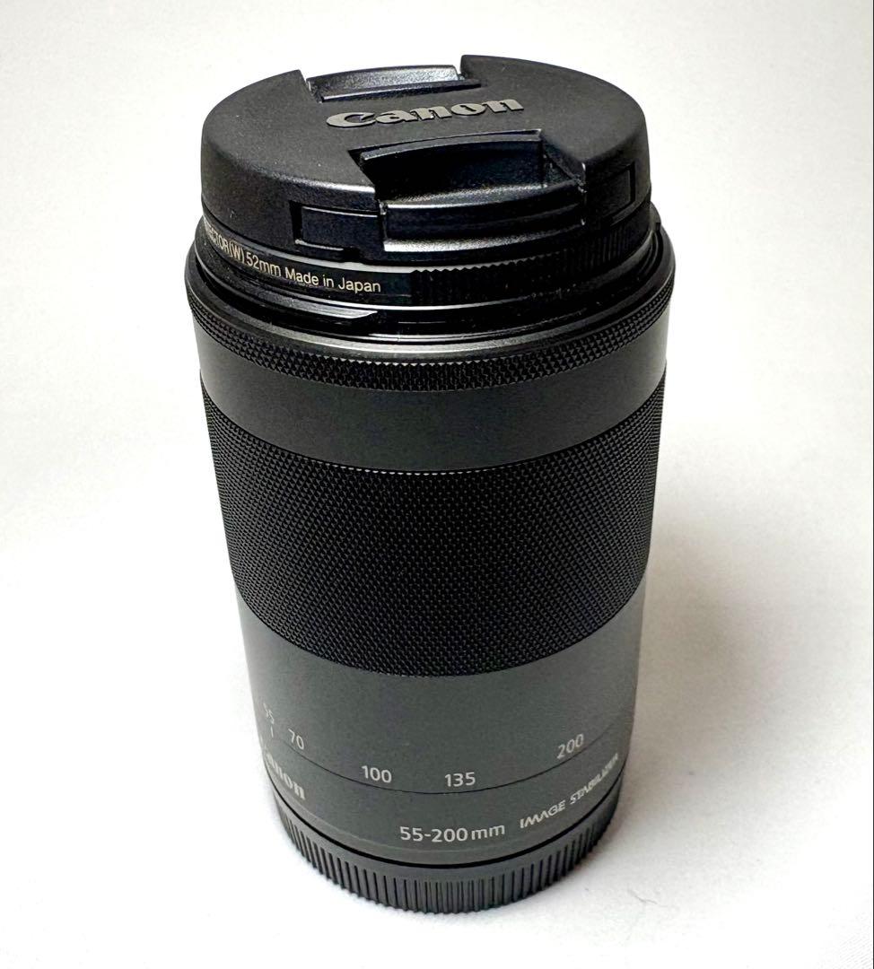 EOS M6 レンズ２本付き プロテクター、レンズフード、ケースも付属 美品