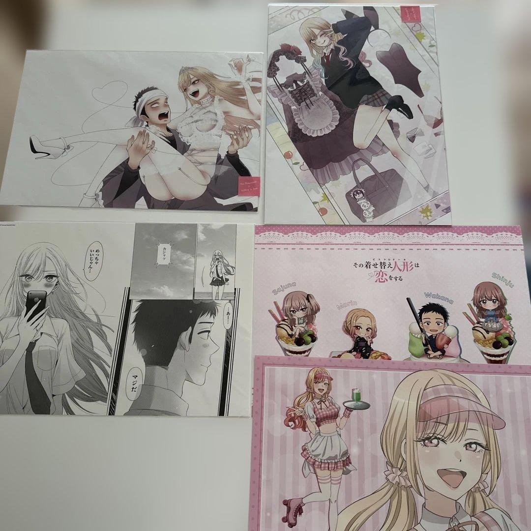 【新品】その着せ替え人形は恋をする 原画シート 3点セット 着せ恋展 複製原画