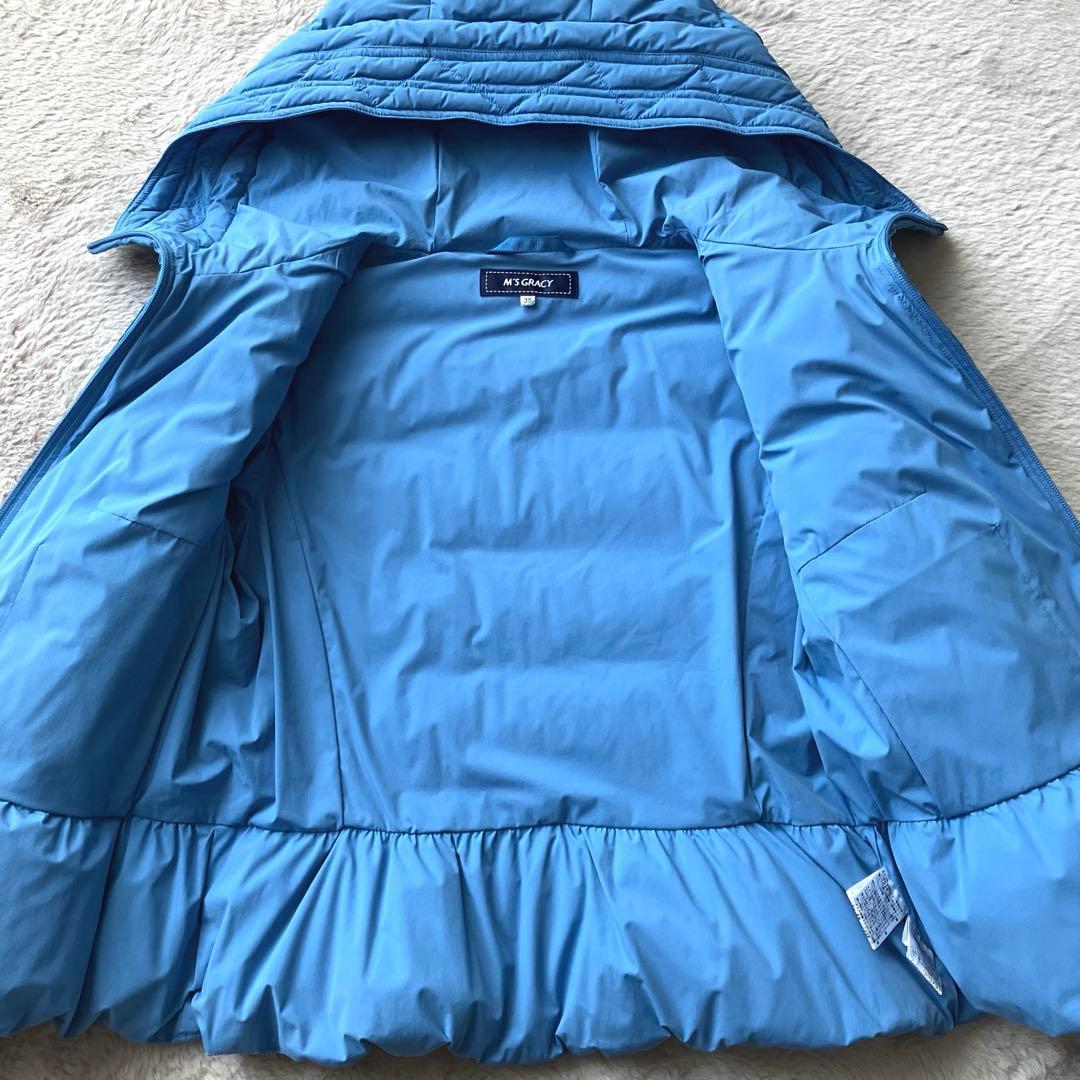 未使用 極美品 M'S GRACY ダウンコート フリル