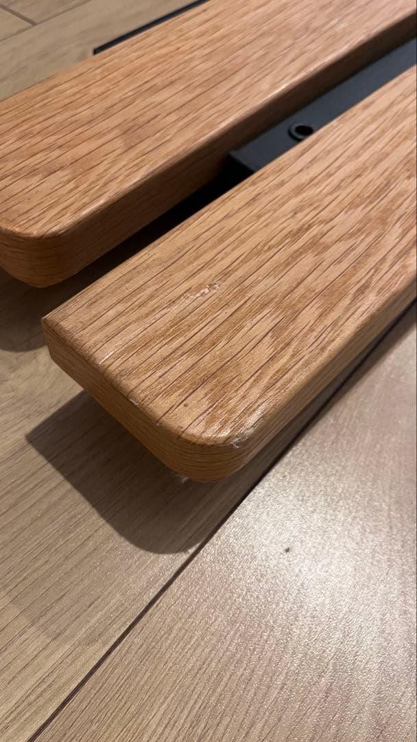 無印良品　ダブルベッドフレーム　ヘッドボード付