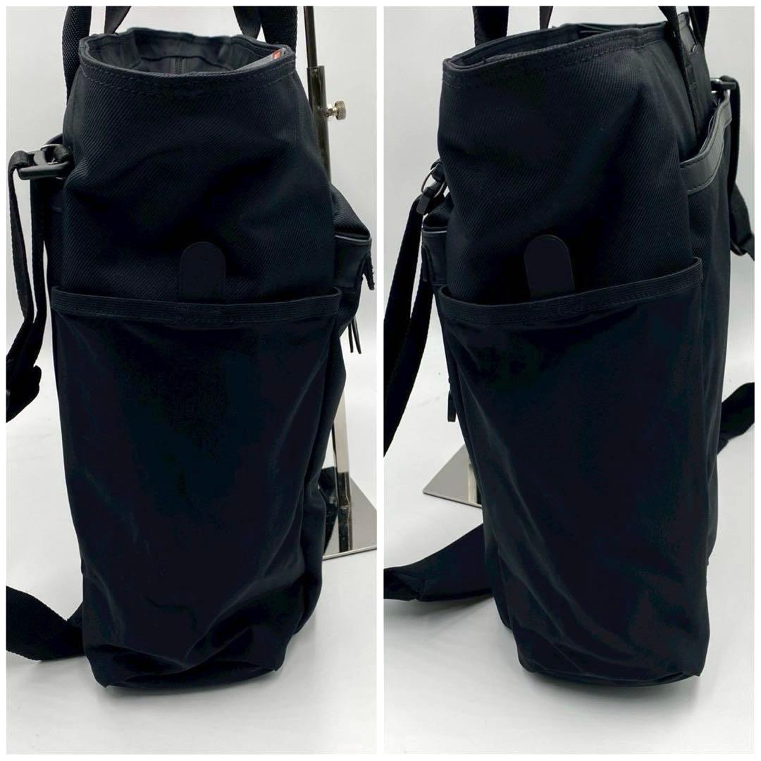 COLE HAAN モダン トートバッグ 2way 肩掛け mens. 黒