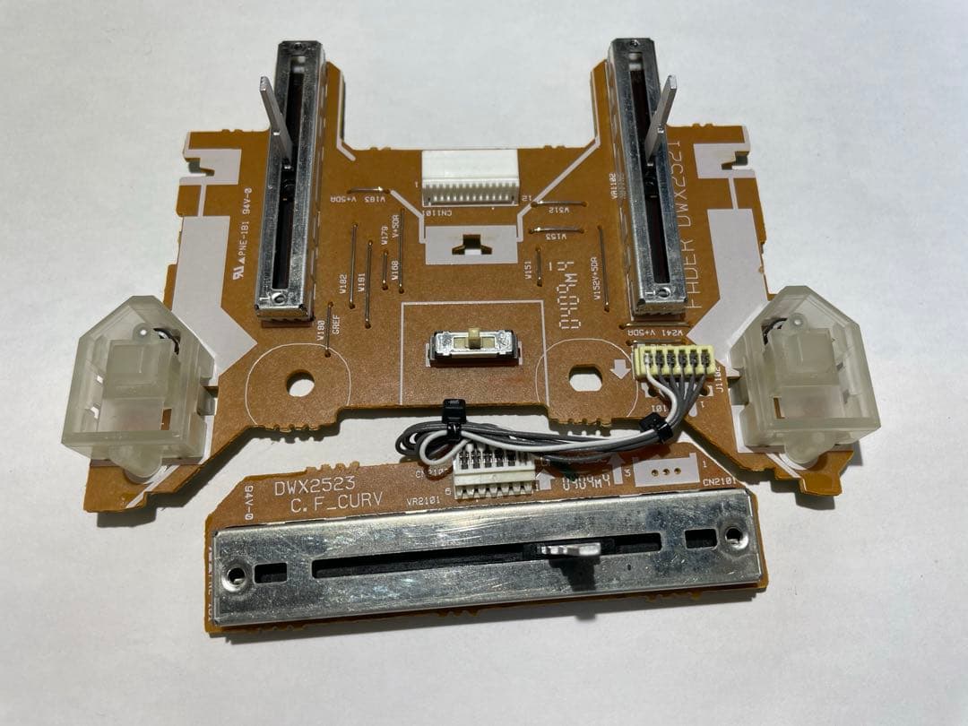 pioneer dj パイオニア　DJM-400 縦横フェーダー内部メンテナンス