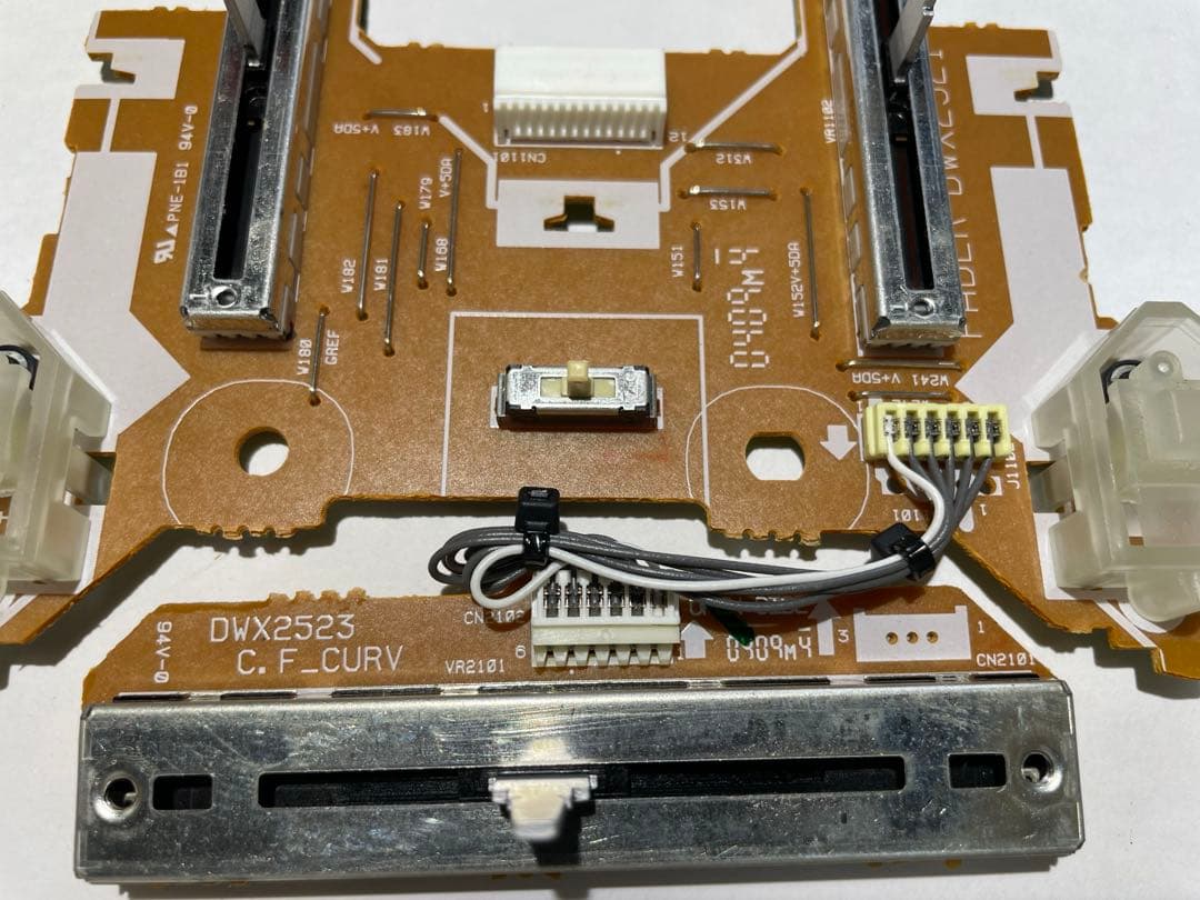 pioneer dj パイオニア　DJM-400 縦横フェーダー内部メンテナンス