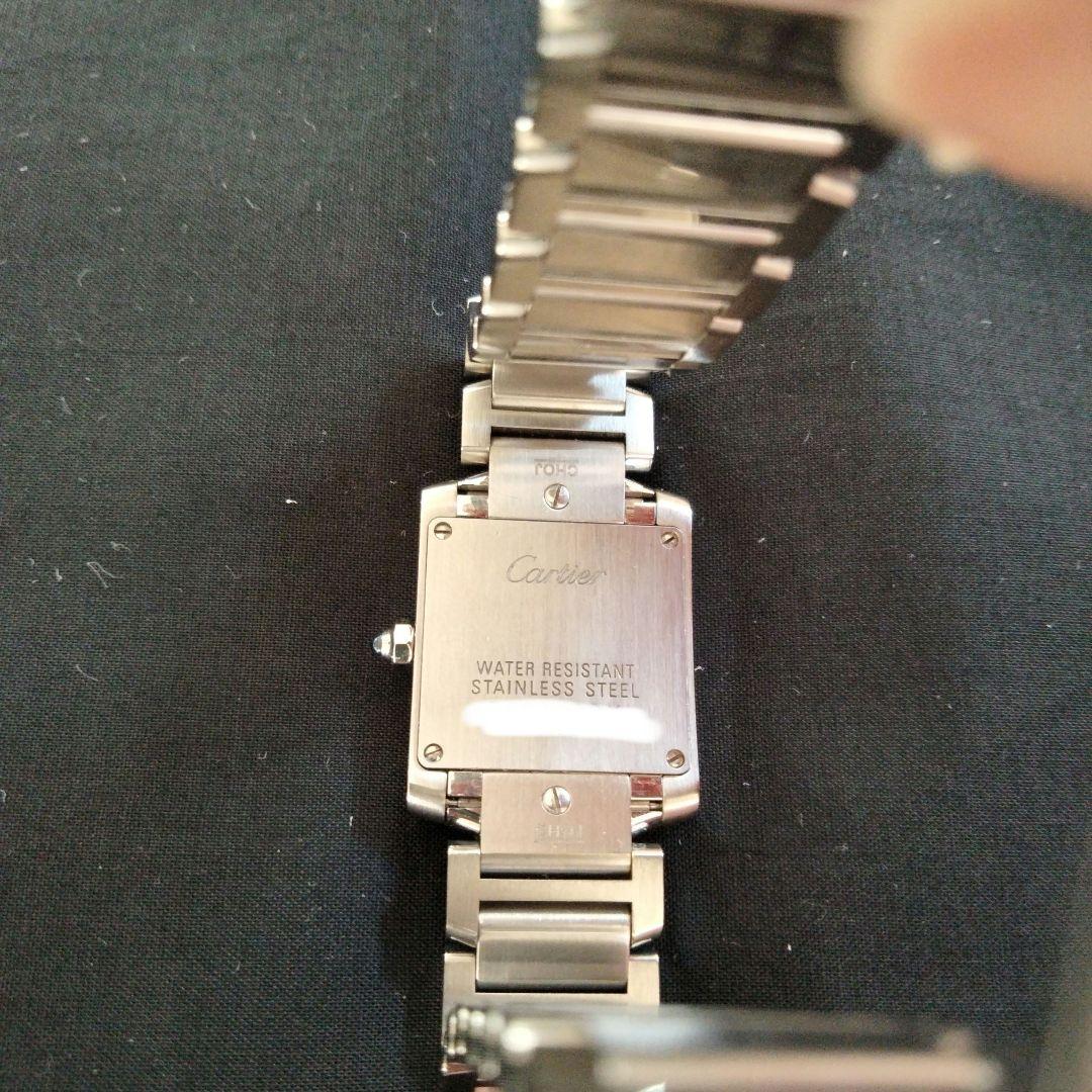 【クリーニング研磨済】 カルティエ タンクフランセーズSM W51008Q3