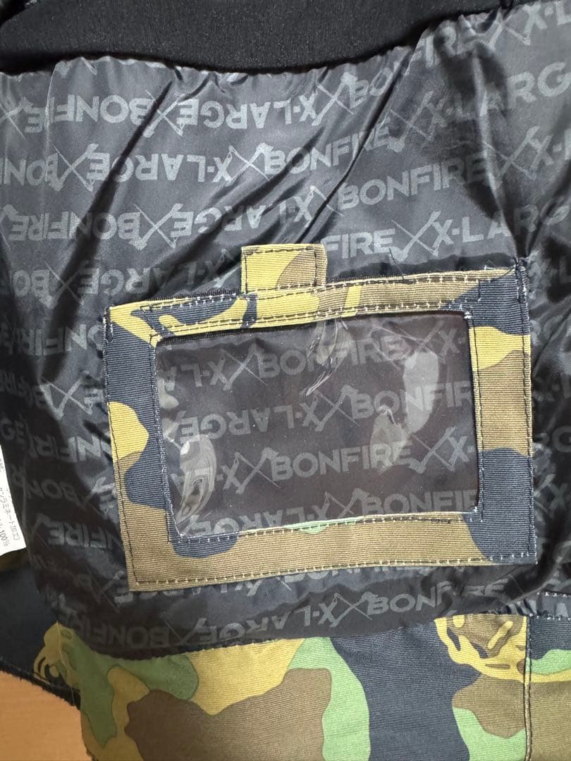 XLARGE BONFIRE スノボジャケット M 迷彩 コラボ スノーウェア