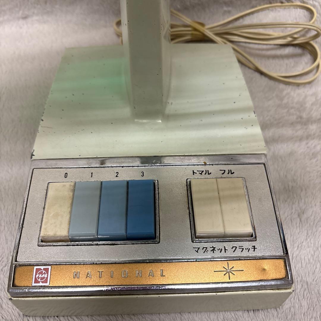 昭和レトロ緑色丸型家庭用扇風機