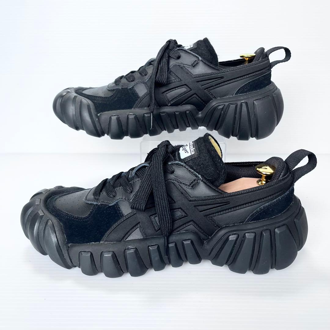 極美品✨ オニツカタイガー デンティグレ LS オールブラック 28cm