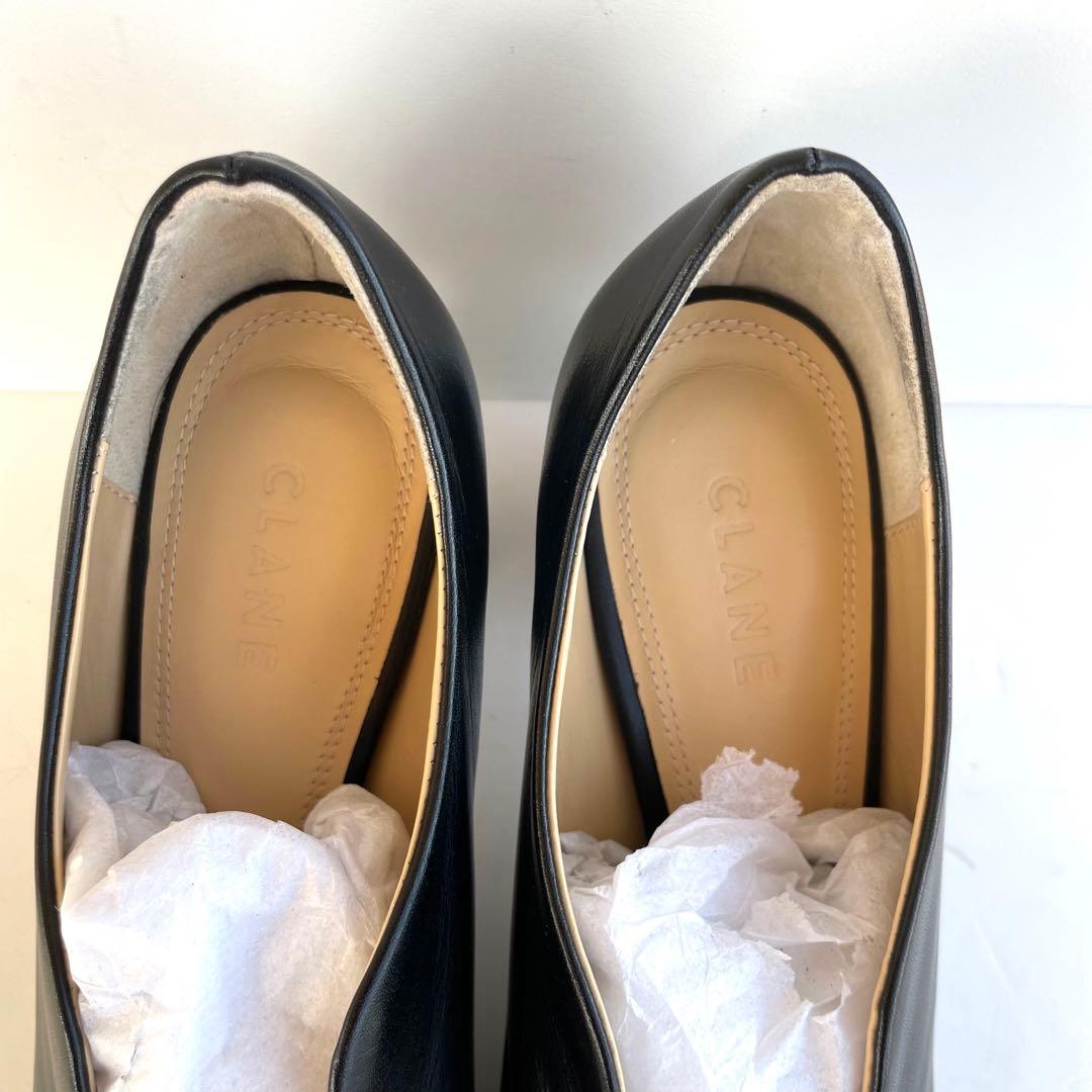 未使用級☆CLANE パンプス POINTED WAVE PUMPS 23.5