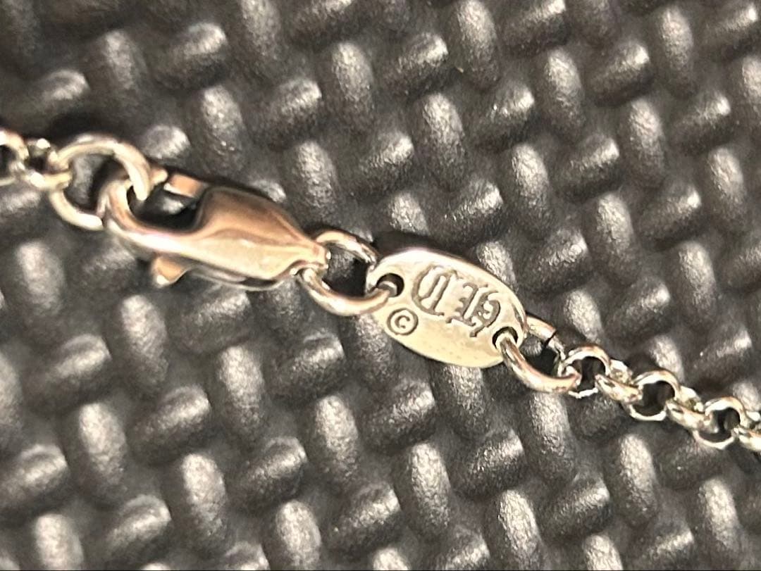 クロムハーツ ペンダントCHクロス スモール チェーン付き シルバー925 刻印