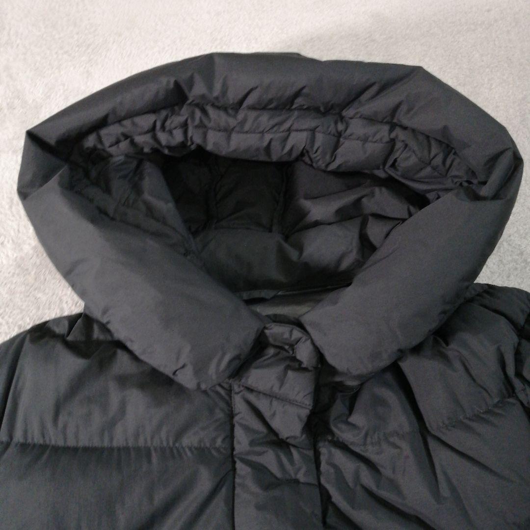 ユニクロ　プラスJ　ウルトラライトダウンフーデッドコート　ブラックXL