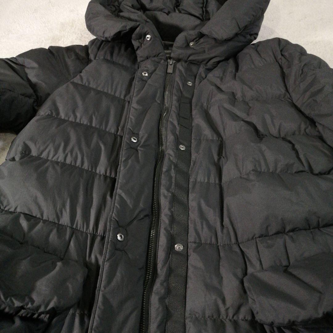 ユニクロ　プラスJ　ウルトラライトダウンフーデッドコート　ブラックXL