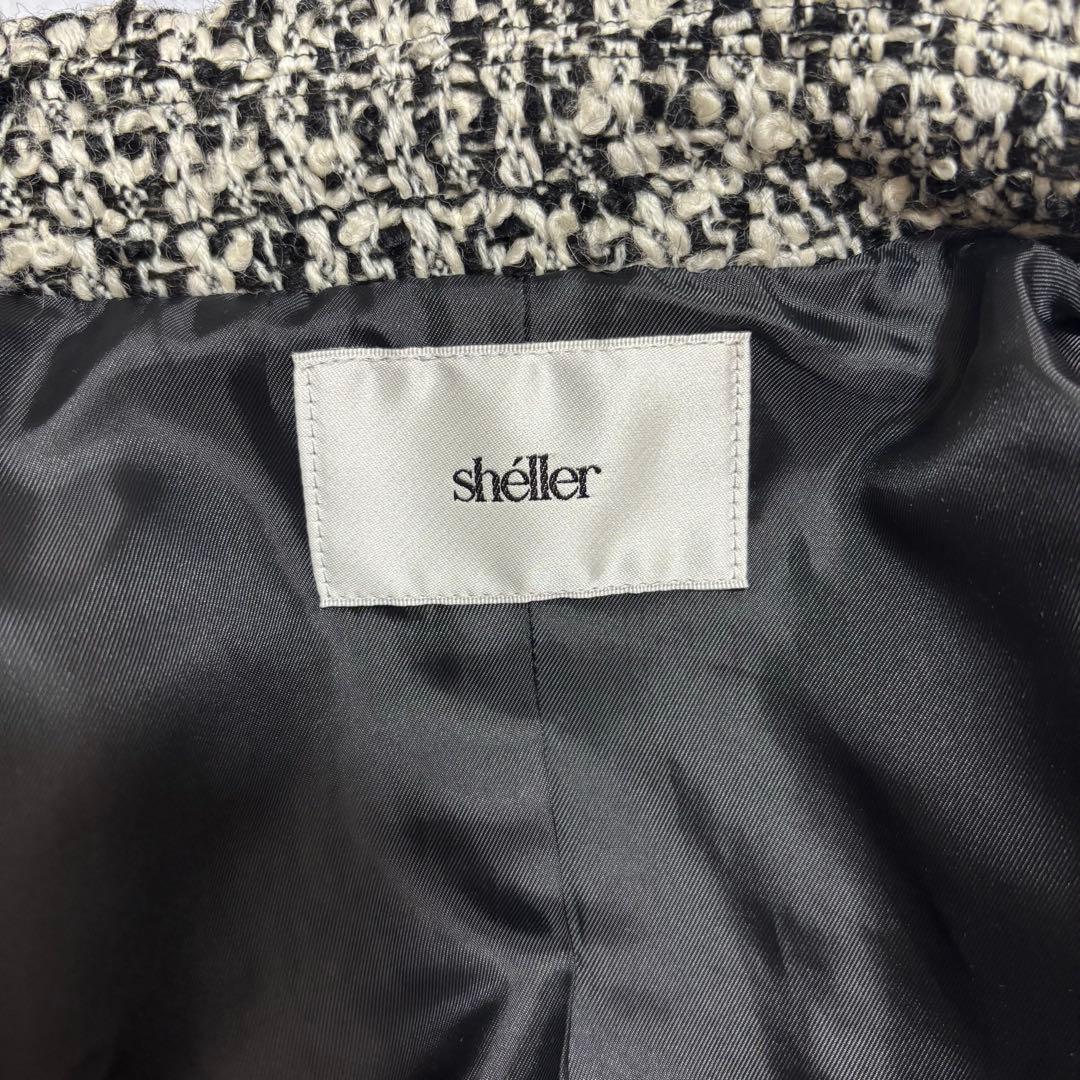 sheller シェリエ ツイード ジャケット