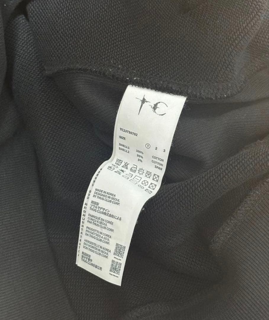 正規品 THUG CLUB サグクラブ armor foodieパーカーブラック