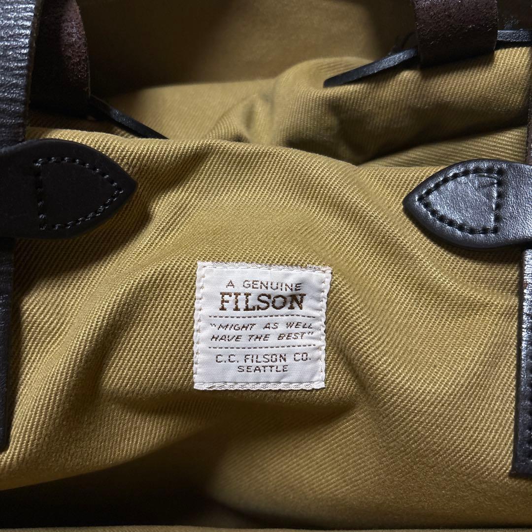 FILSON カーキ トートバッグ