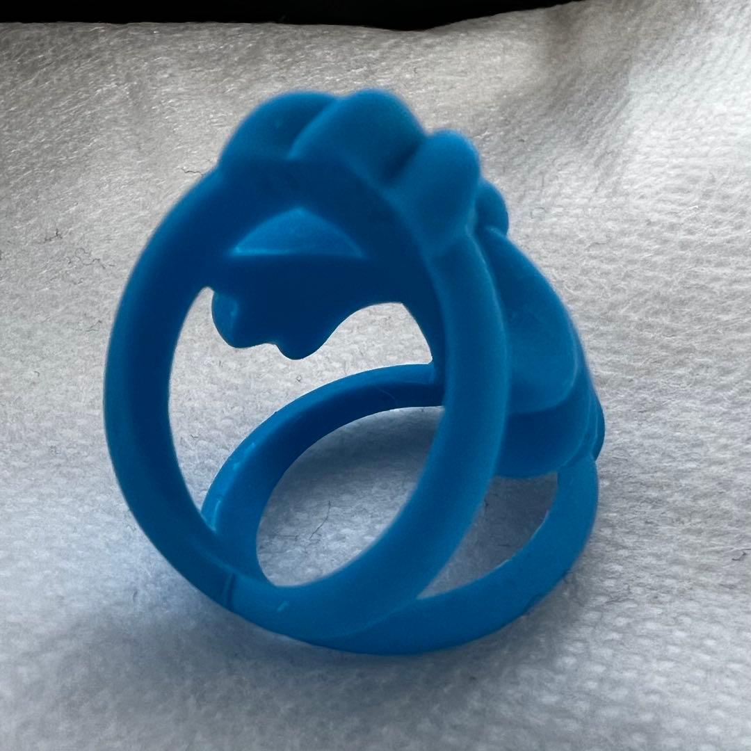 ア*ム様 クロムハーツ｜シリコンリング ブルー クロス Sサイズ